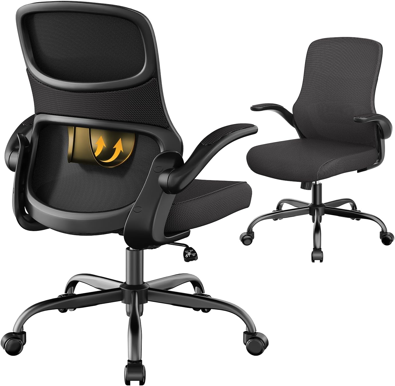 Gaming & Esports District - Office Chair, Mesh Ergonomic Desk Chairs,