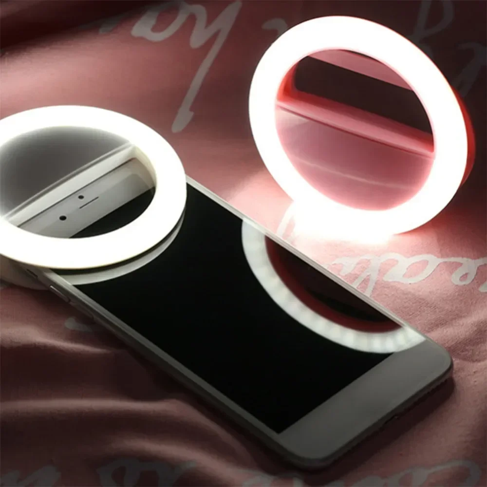 Webcam Ring Light - LED Selfie Ring Light Mobile Phone