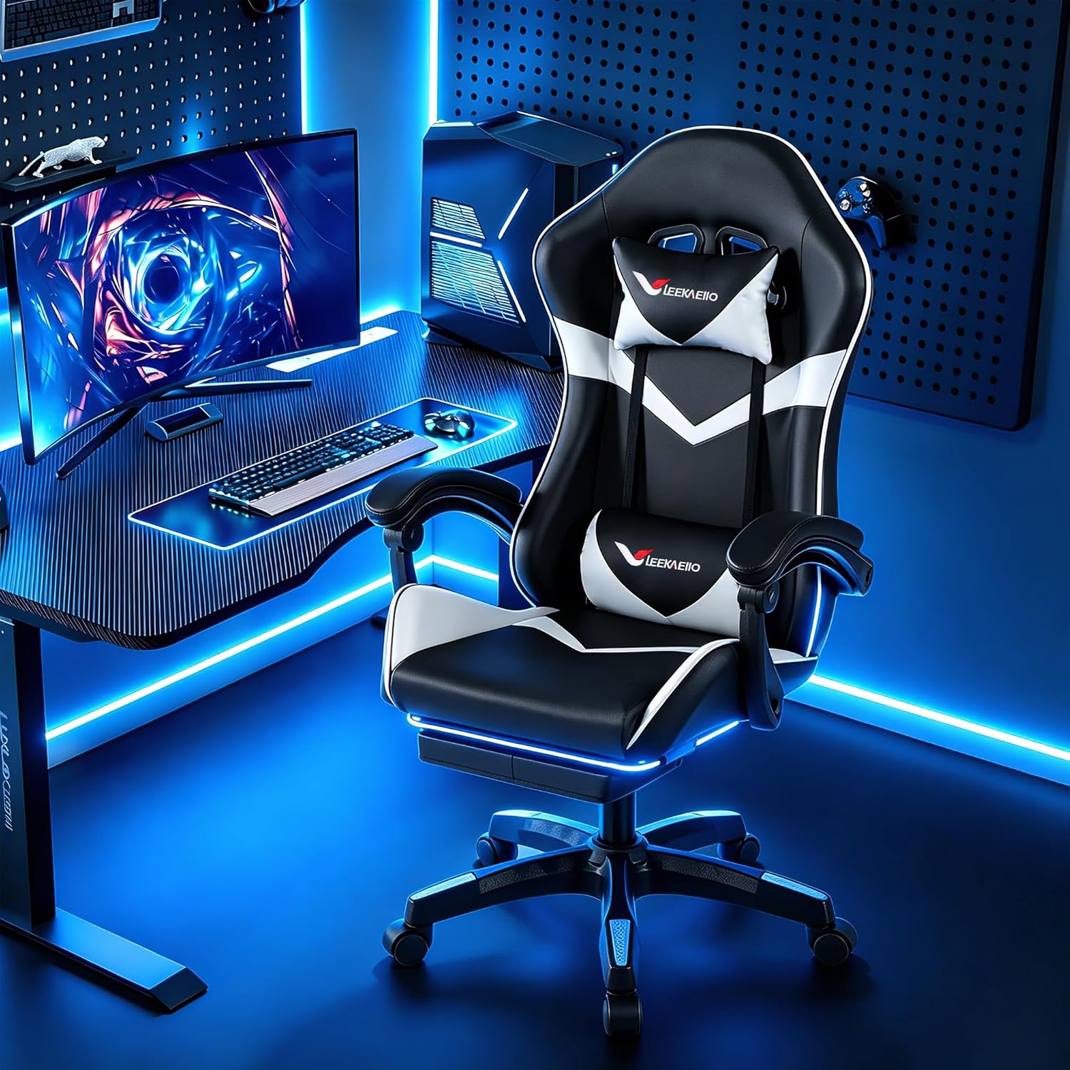 Gaming & Esports District - Gaming Chair for Adults, Ergonomic Computer