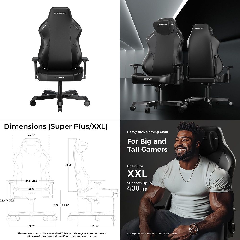 Video Gaming & Esports Usd Acc - Tank XXL Ergonomic Video Gaming Chair