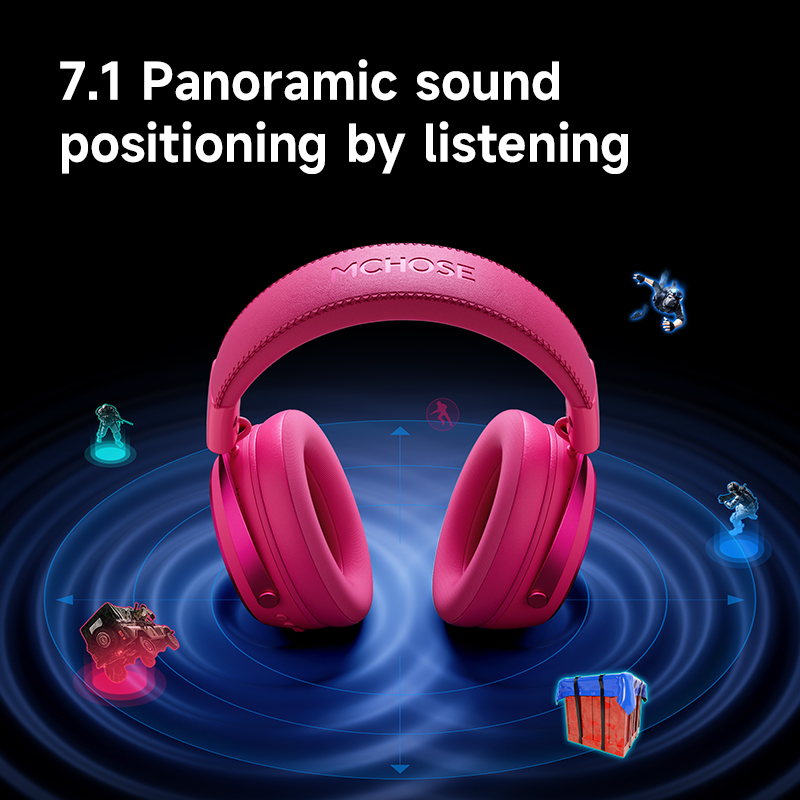 MCHOSE X9 Wireless Gaming Head - Gaming Headset 7.1 ulasan dan harga