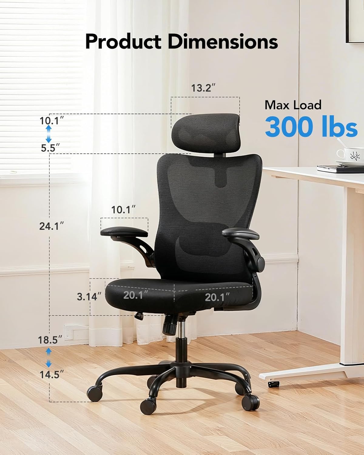 Ergonomic Office Chair, High B - Gaming & Esports District ulasan dan harga