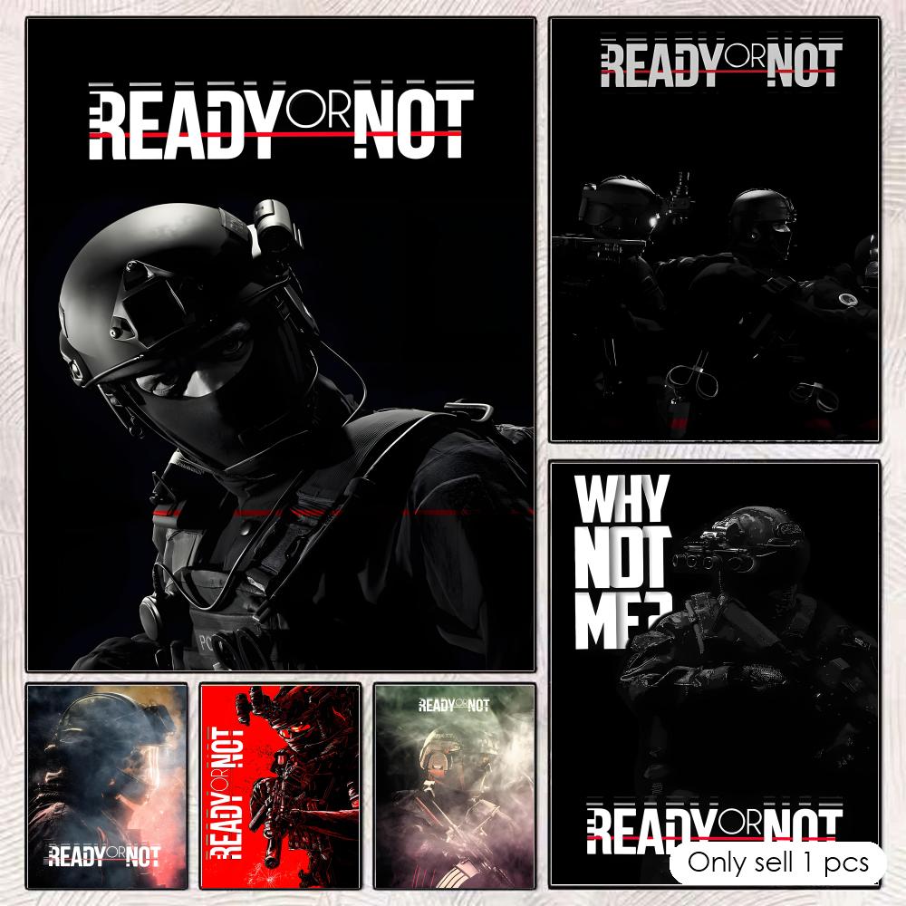 R-Ready or N-NotS Poster HD Wa - Esports Gaming Lounge ulasan dan harga