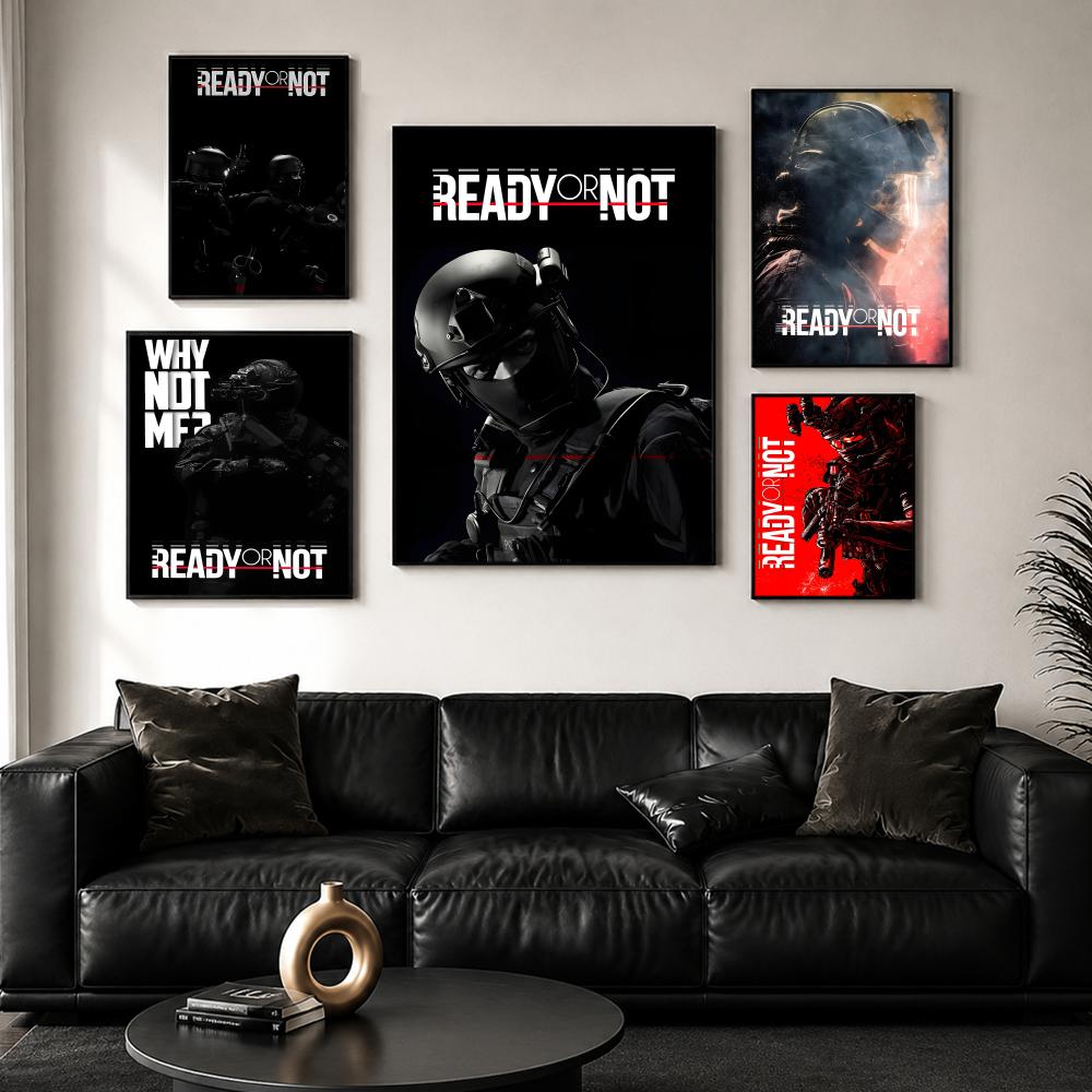 R-Ready or N-NotS Poster HD Wa - Esports Gaming Lounge ulasan dan harga