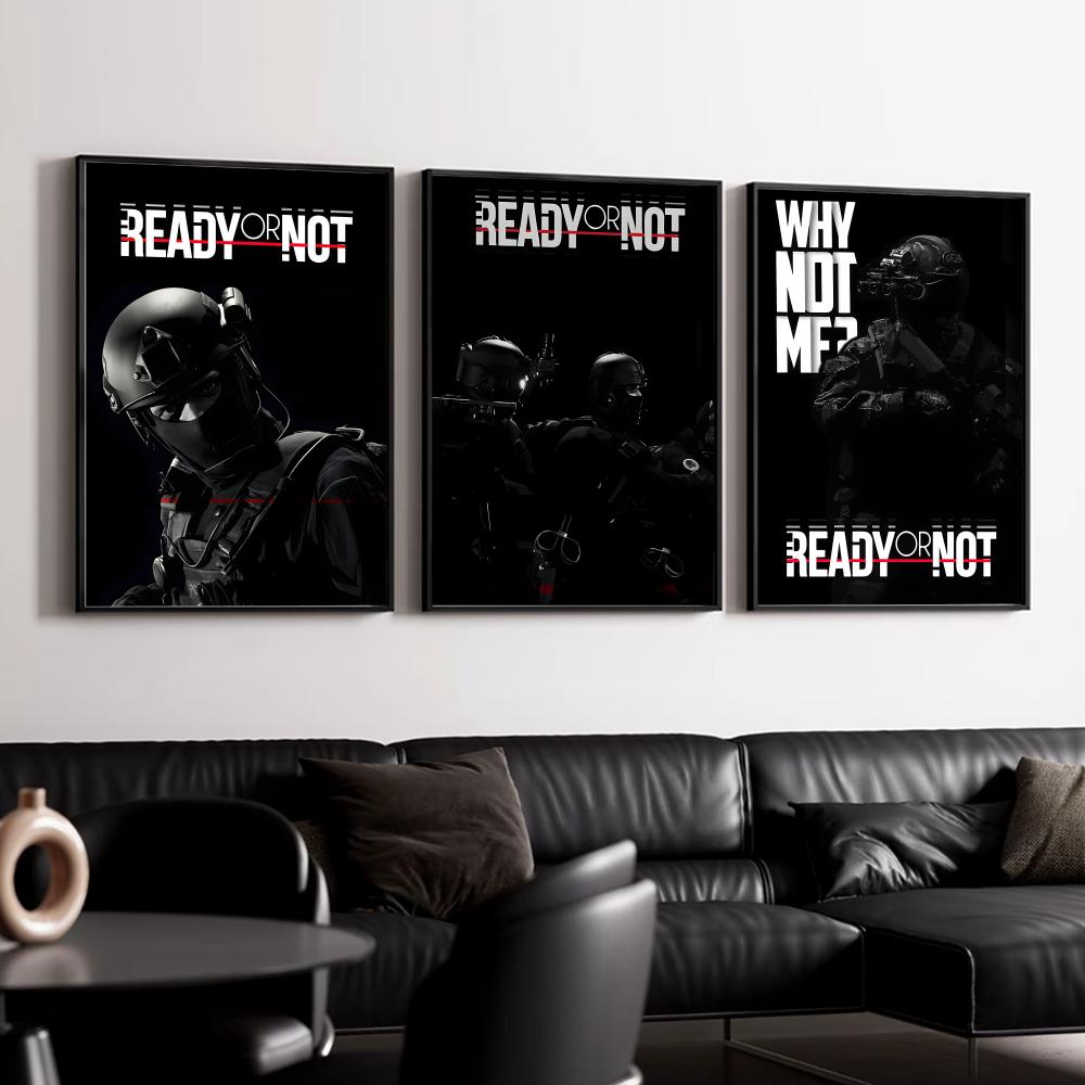 R-Ready or N-NotS Poster HD Wa - Esports Gaming Lounge ulasan dan harga