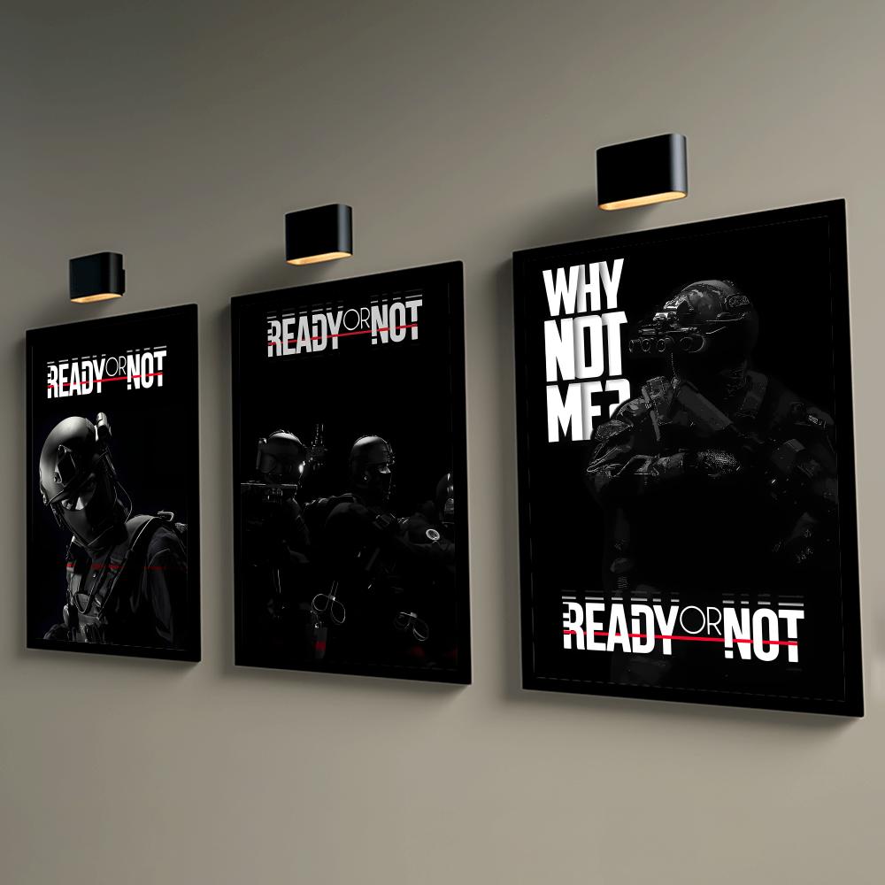 R-Ready or N-NotS Poster HD Wa - Esports Gaming Lounge ulasan dan harga