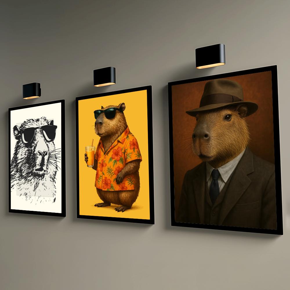 Sunglasses Capybara Print Wall - Esports Gaming Lounge ulasan dan harga
