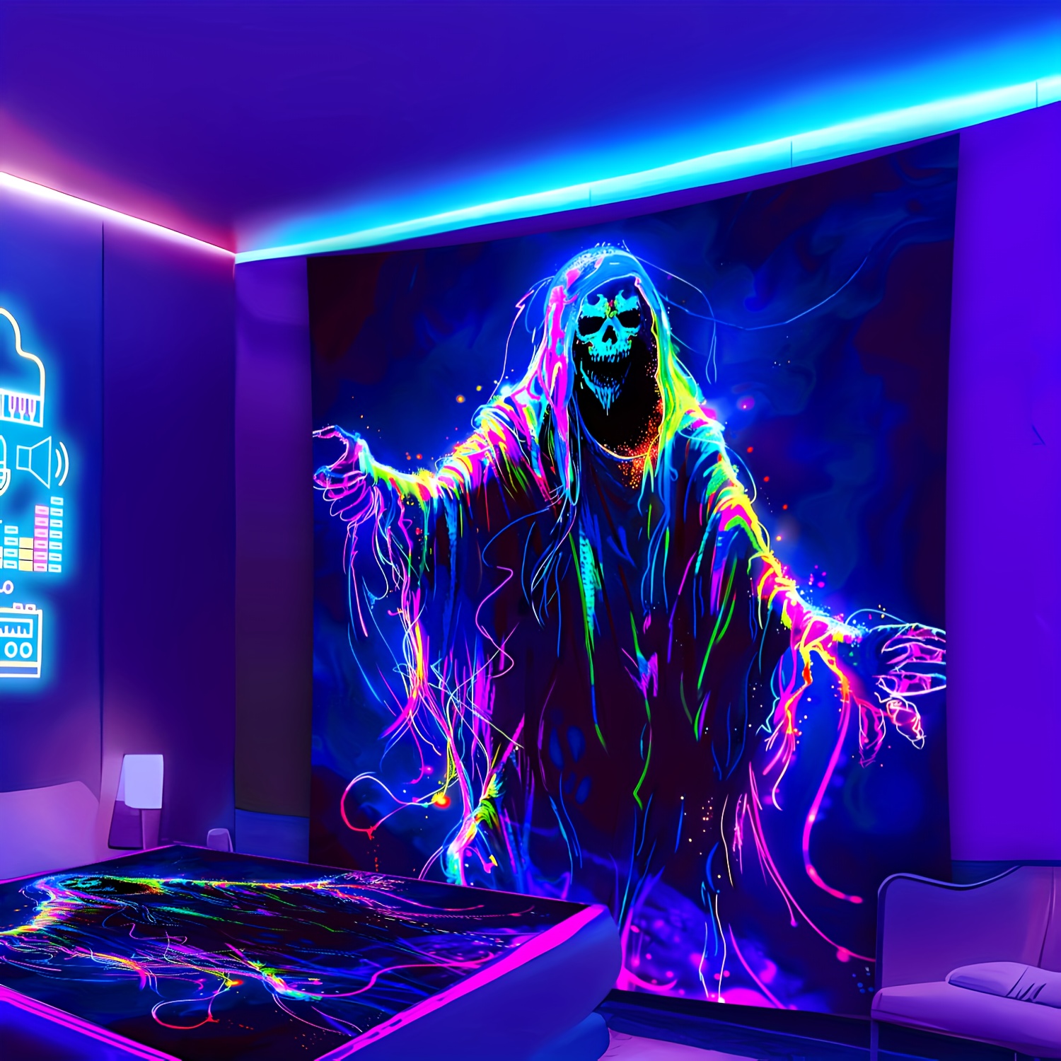 VIKAMA Halloween Cyberpunk Neo - Esports Gaming Live ulasan dan harga