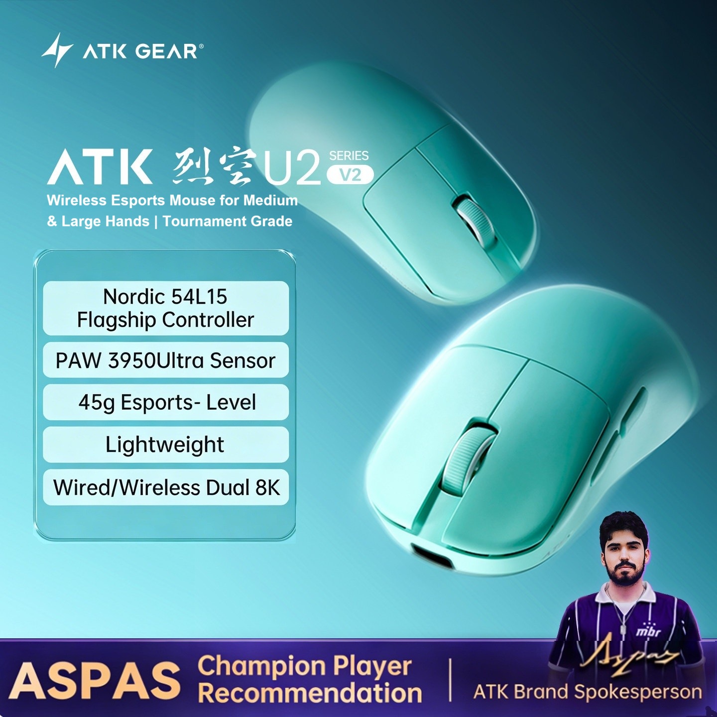 NEW ATK Blazing Sky U2 V2 Ulti - Ultimate Esports Gaming ulasan dan harga