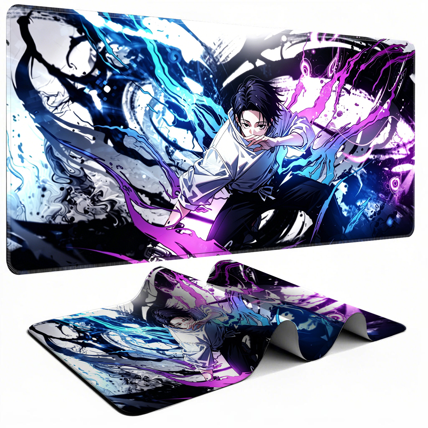 HD Anime Purple Mouse Pads Yut - Esports Gaming Pc ulasan dan harga