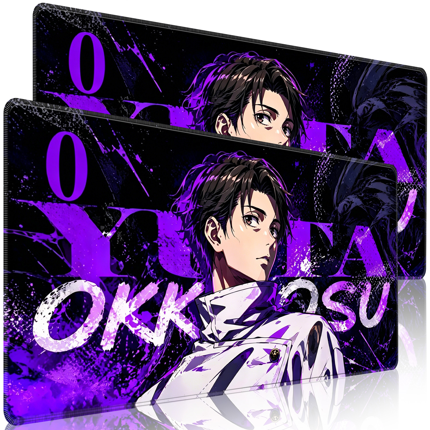 HD Anime Purple Mouse Pads Yut - Esports Gaming Pc ulasan dan harga
