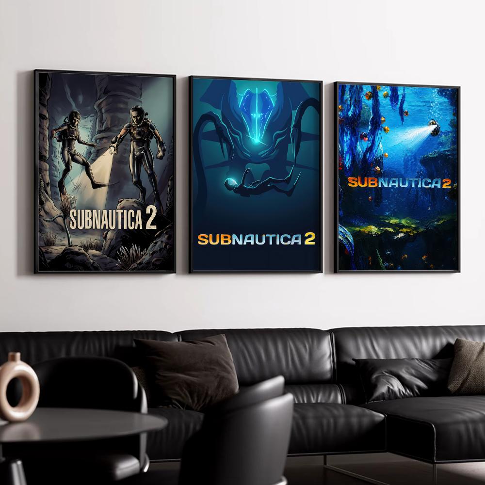 S-SubnauticaS 2 Poster HD Wall - Esports Gaming Lounge ulasan dan harga