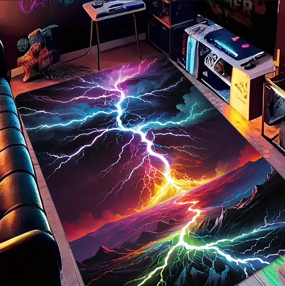 Lightning Crack Pattern Gaming - Esports Gaming Live ulasan dan harga