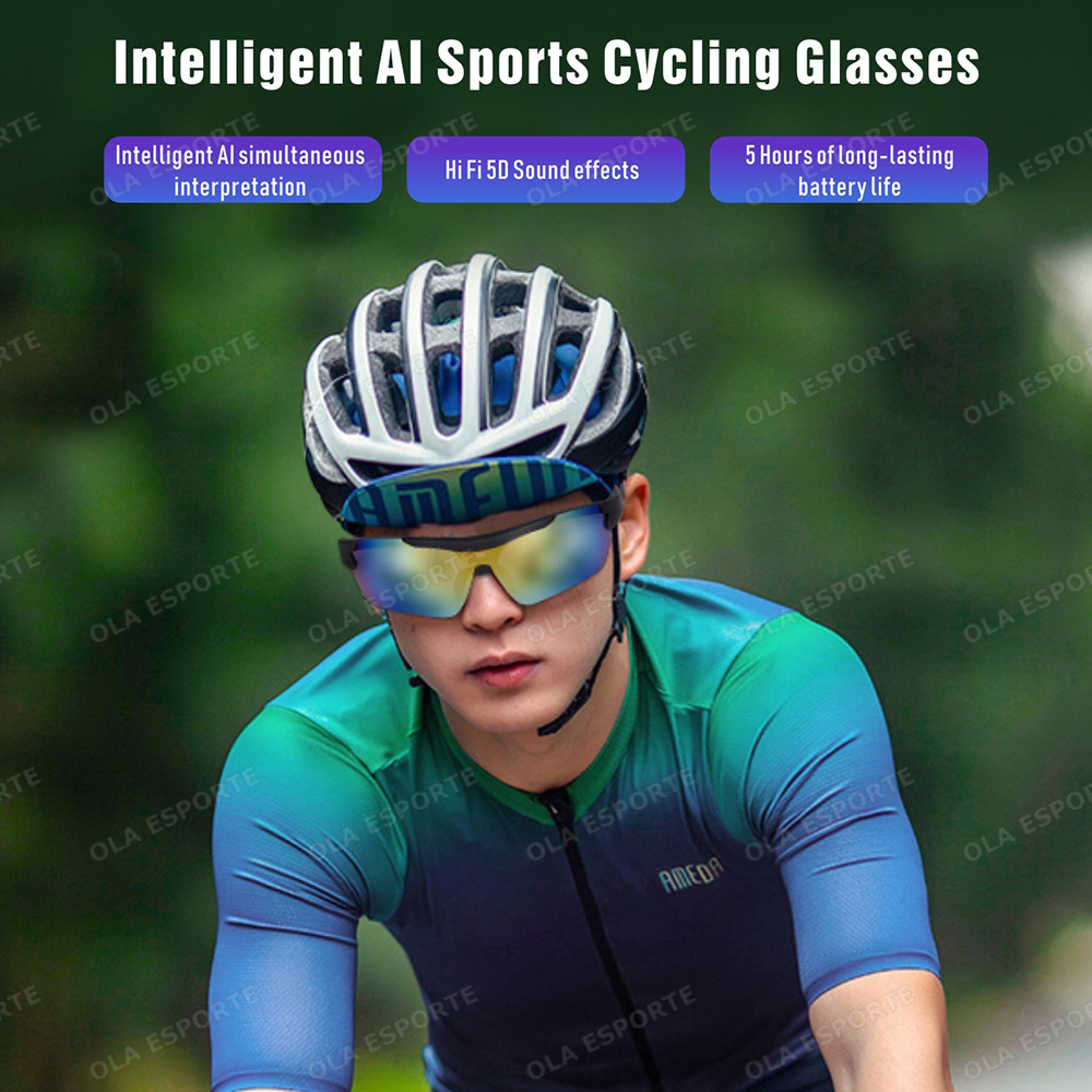 Smart Cycling Glasses Men Blue - Esports Gaming Remote ulasan dan harga