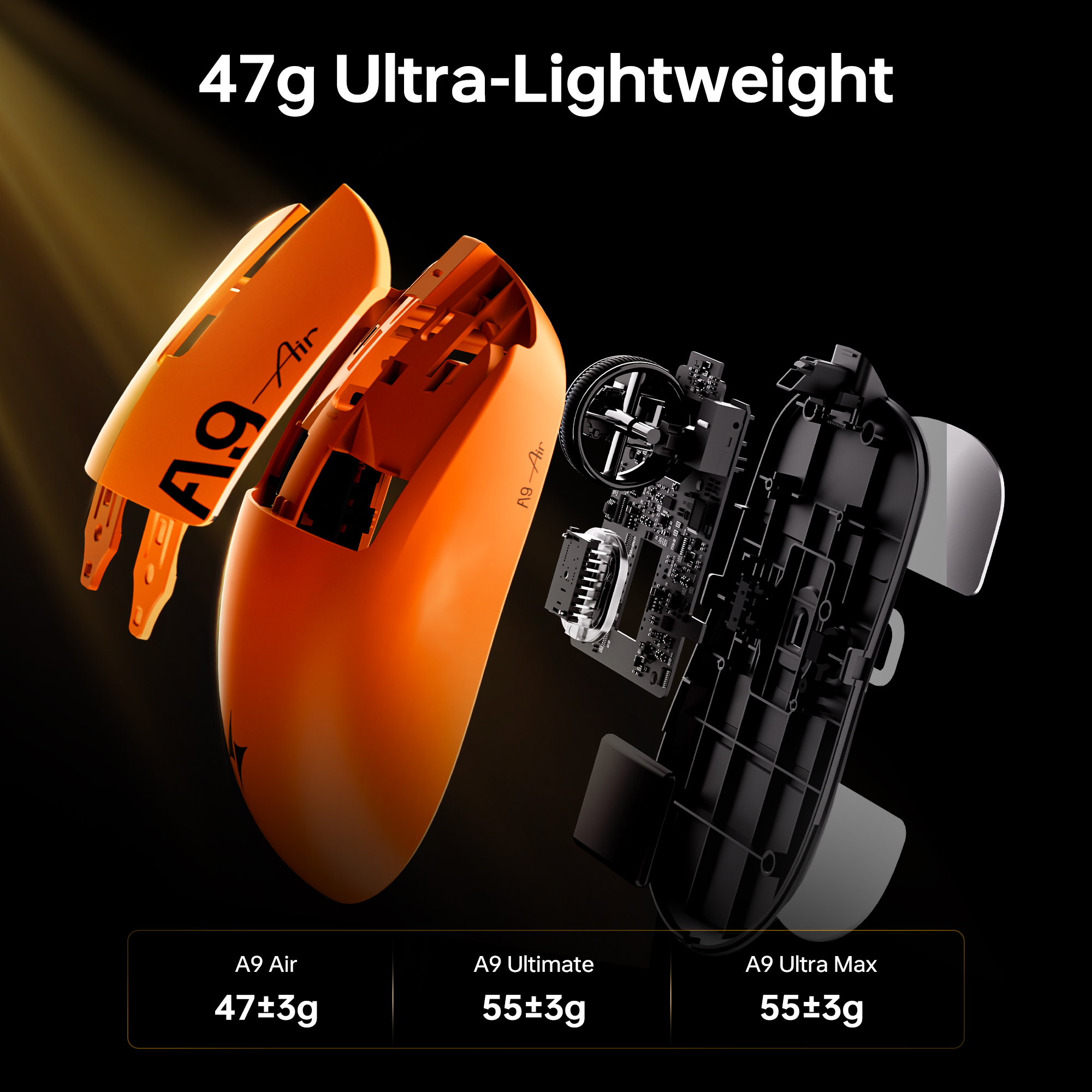 ATK A9 Air Ultimate Wireless E - Ultimate Esports Gaming ulasan dan harga