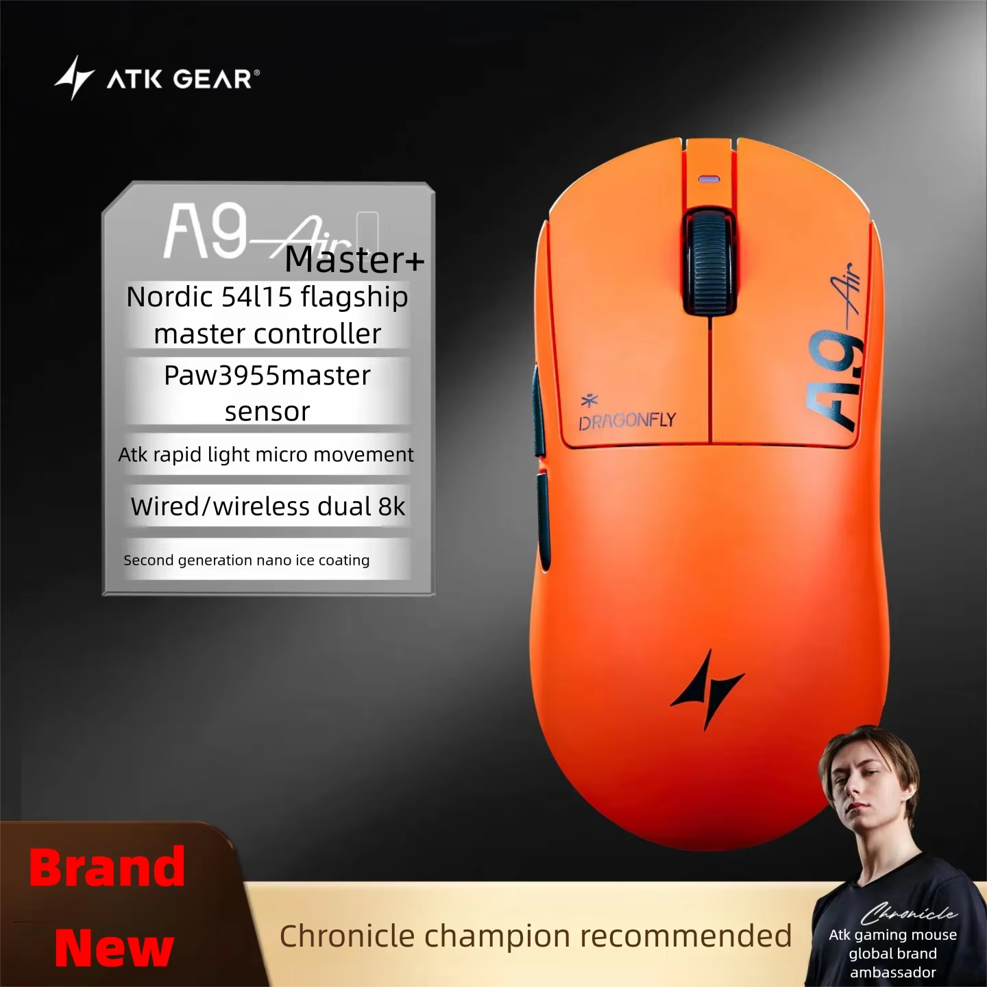 ATK A9 Air Ultimate Plus Gamin - Ultimate Esports Gaming ulasan dan harga