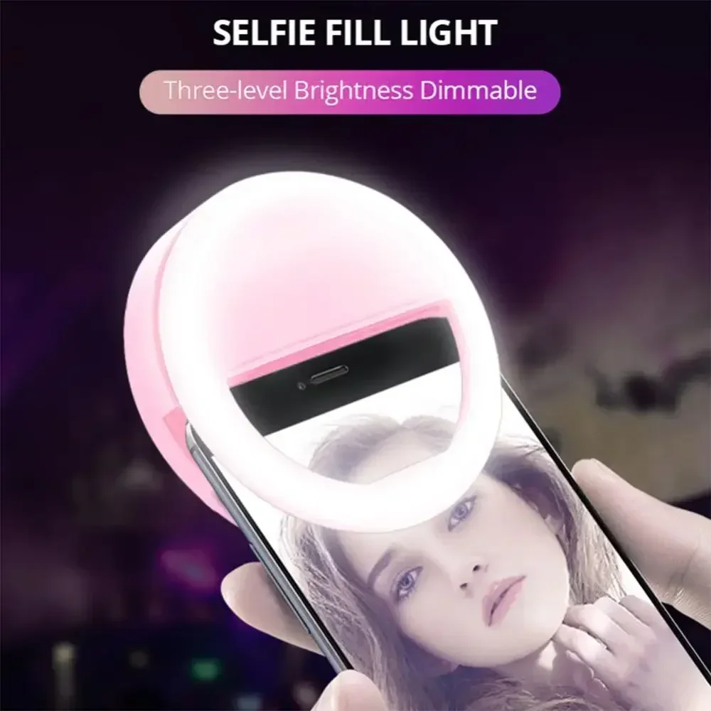 LED Selfie Ring Light Mobile P - Webcam Ring Light ulasan dan harga
