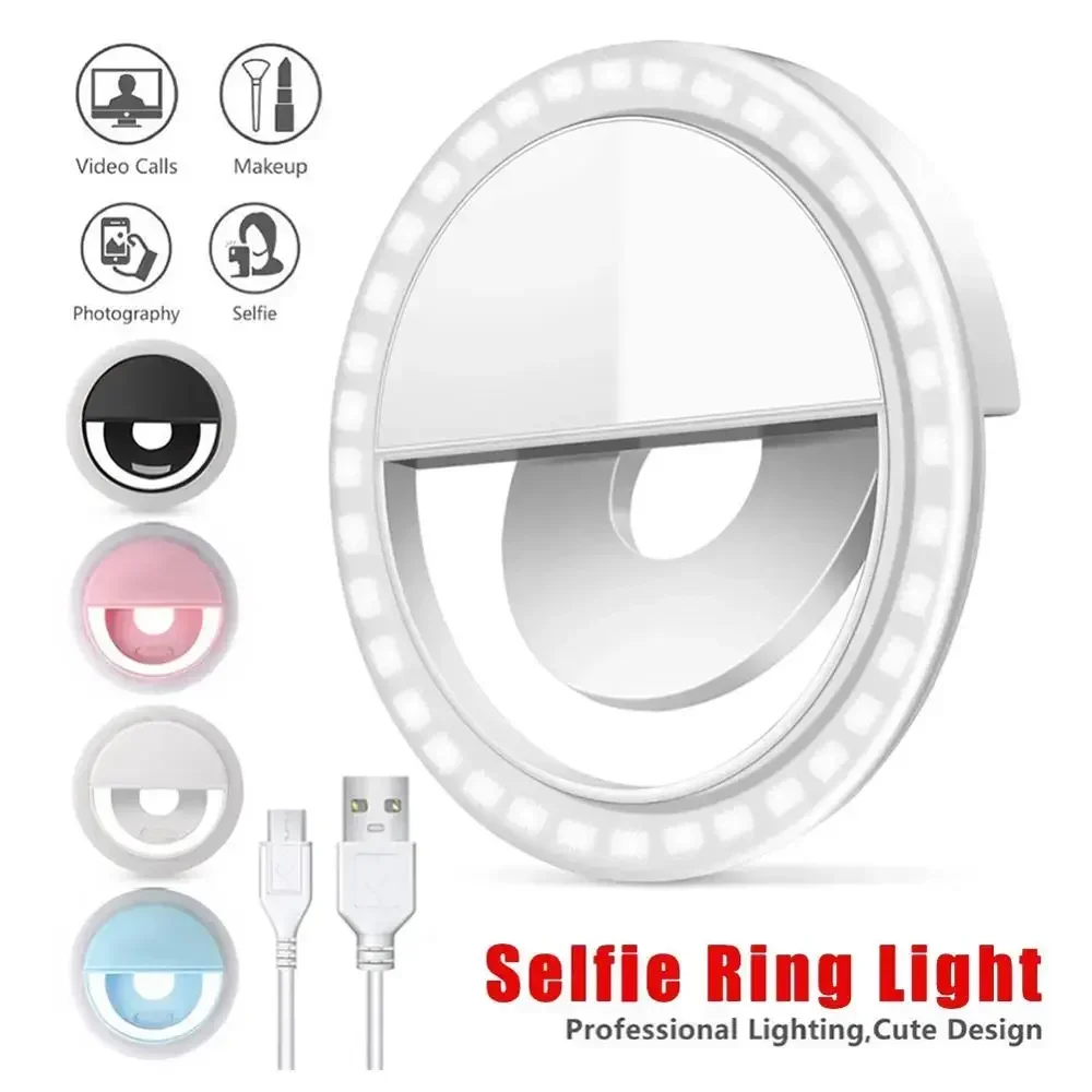 LED Selfie Ring Light Mobile P - Webcam Ring Light ulasan dan harga