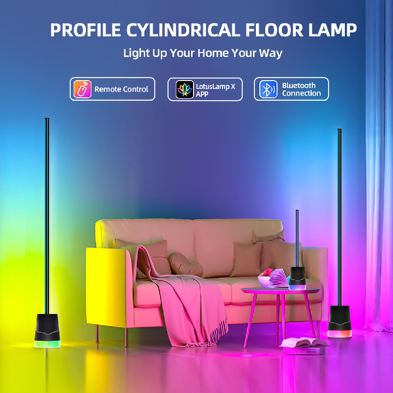 2026 RGB Floor Lamp Bluetooth  - Esports Gaming Remote ulasan dan harga