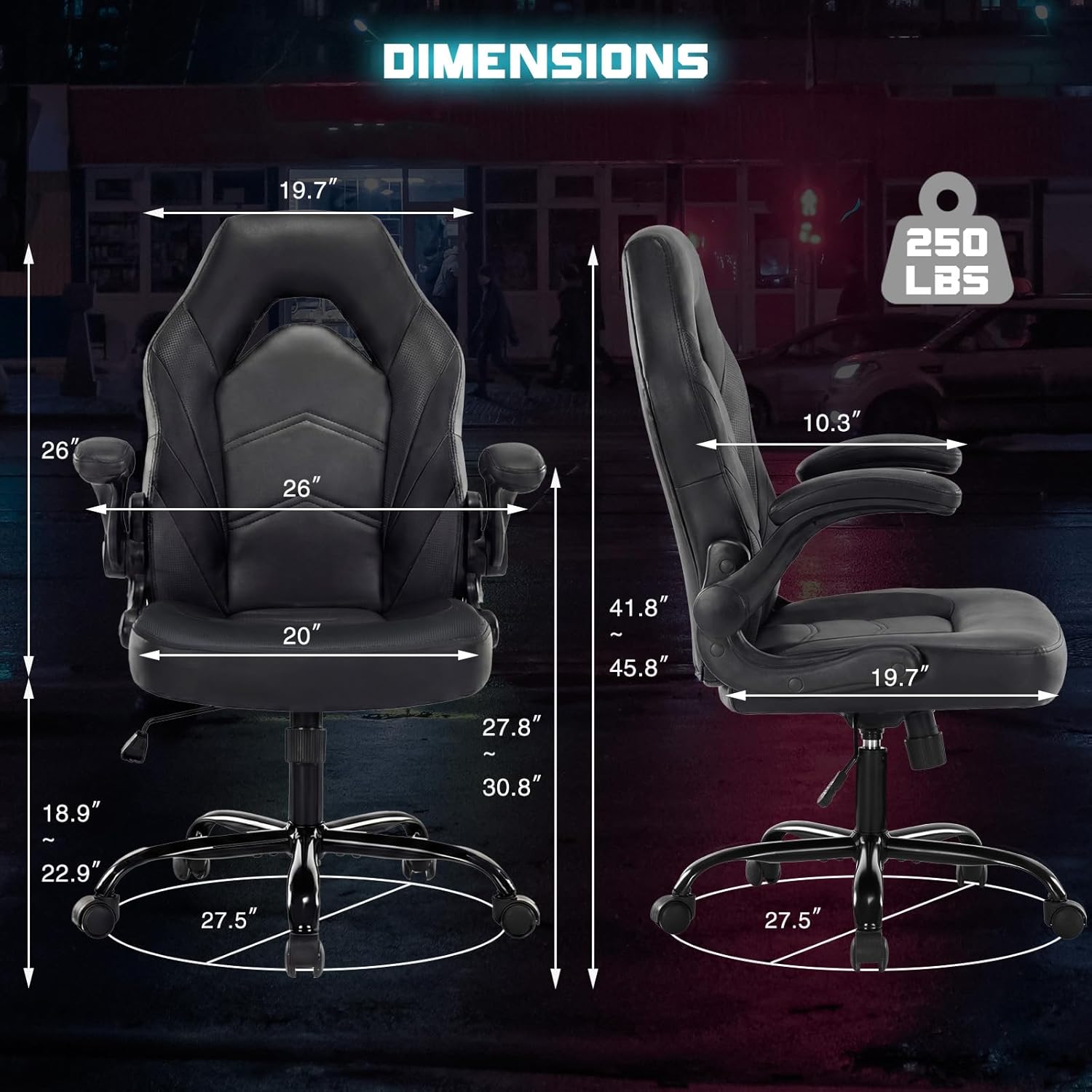 Ergonomic Computer Gaming Chai - Gaming & Esports District ulasan dan harga