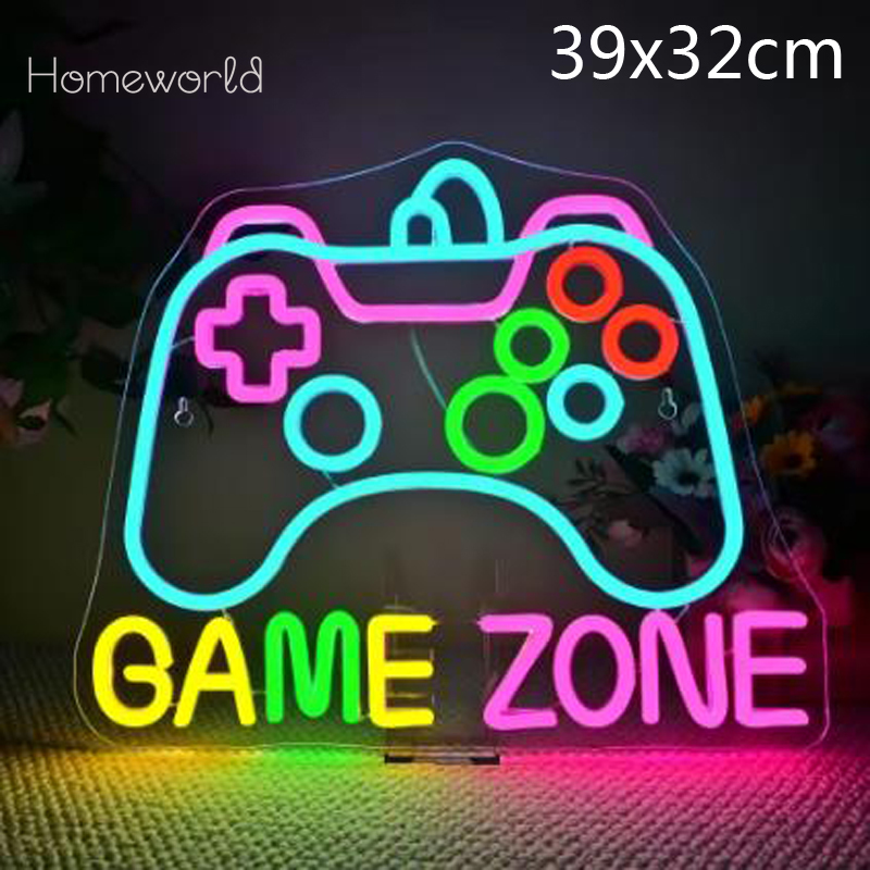 Game Zone LED Neon Light Sign  - Esports Gaming Arena ulasan dan harga