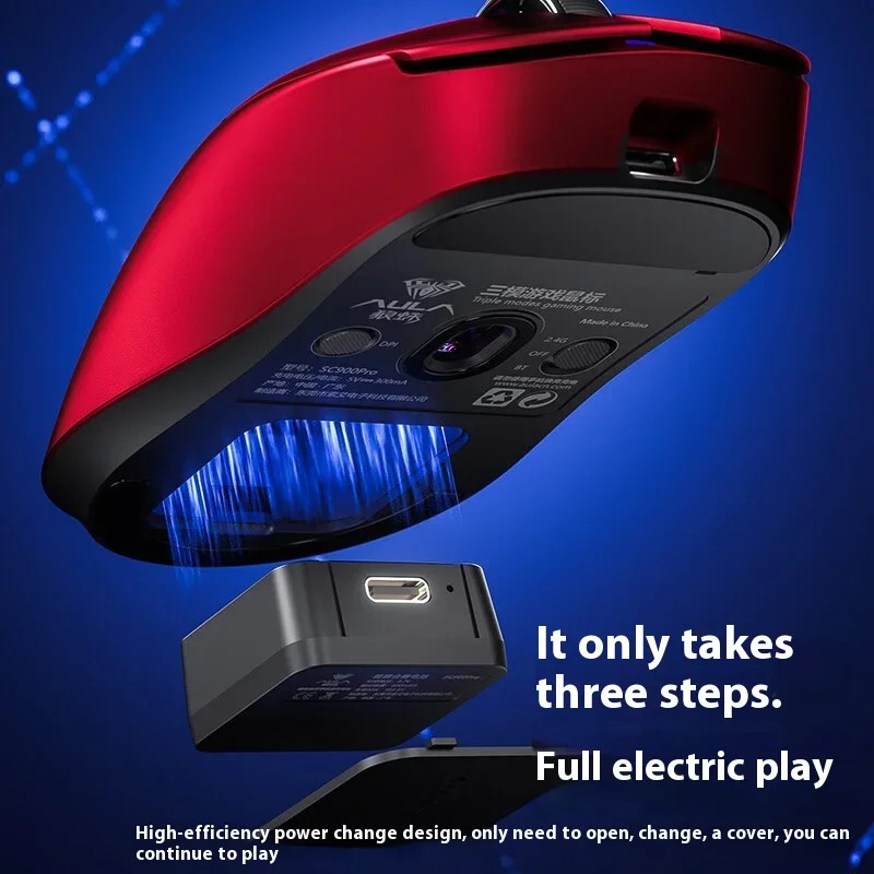 AULA SC900 Mouse Mouse Paw3950 - Esports Gaming Pc ulasan dan harga