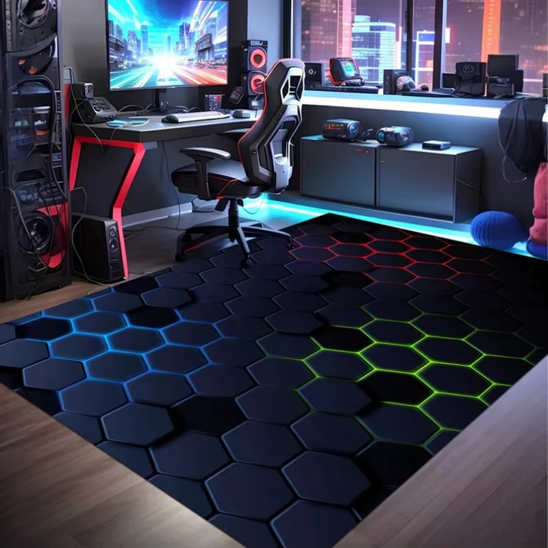 VIKAMA 3D Neon Gaming Room Car - Esports Gaming Live ulasan dan harga