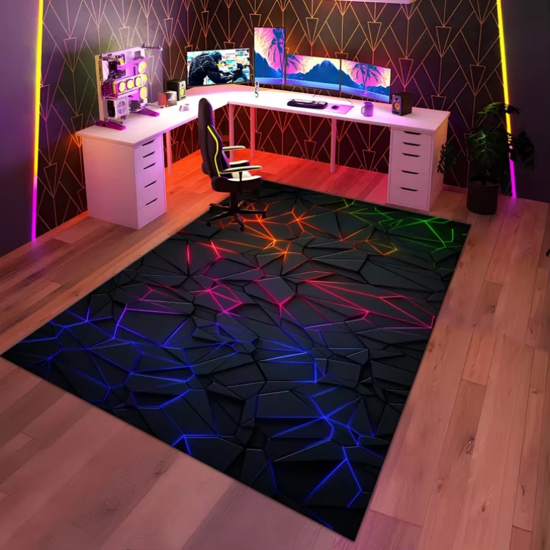 VIKAMA 3D Neon Gaming Room Car - Esports Gaming Live ulasan dan harga