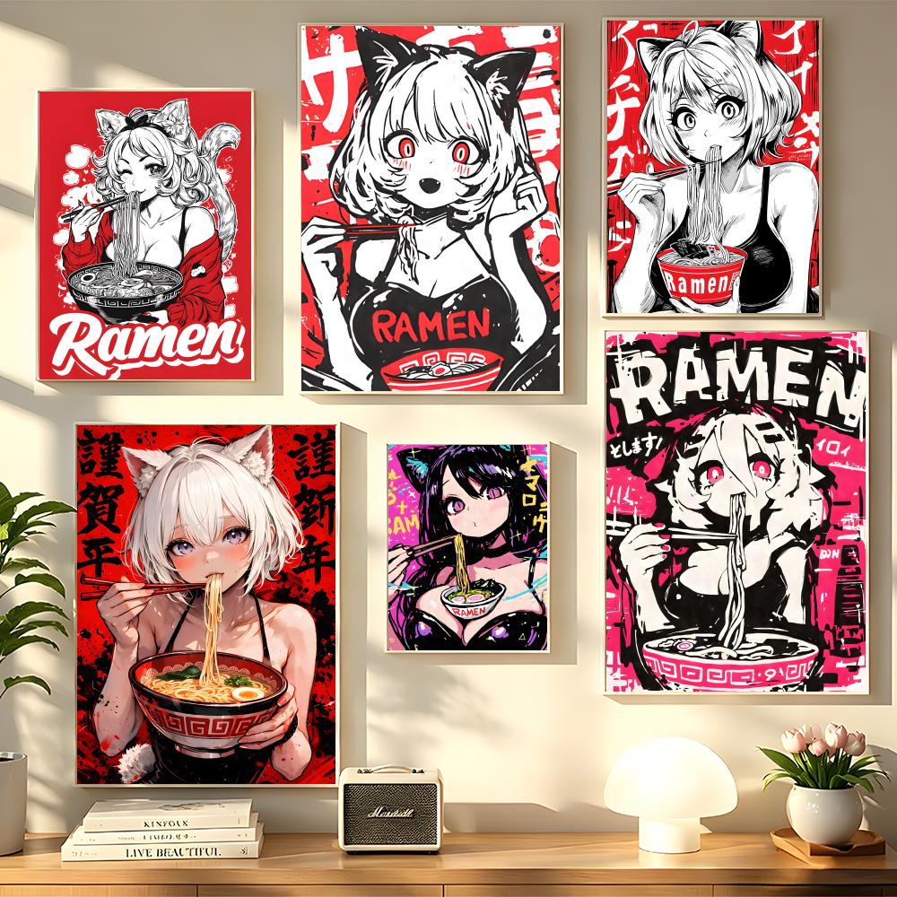 Anime Cat Girl Painting Callig - Esports Gaming Lounge ulasan dan harga