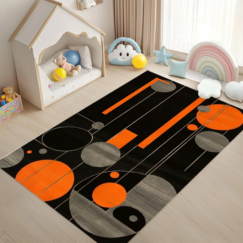 Gaming Room Black Orange Geome - Esports Gaming Live ulasan dan harga