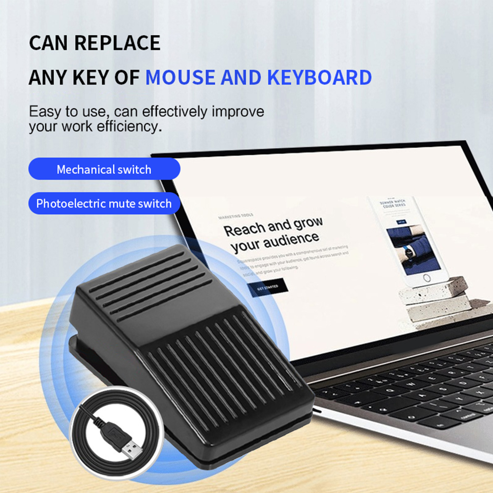 Foot  Pedal Foot  Pedal for Ga - Video Gaming & Esports Usd Acc ulasan dan harga