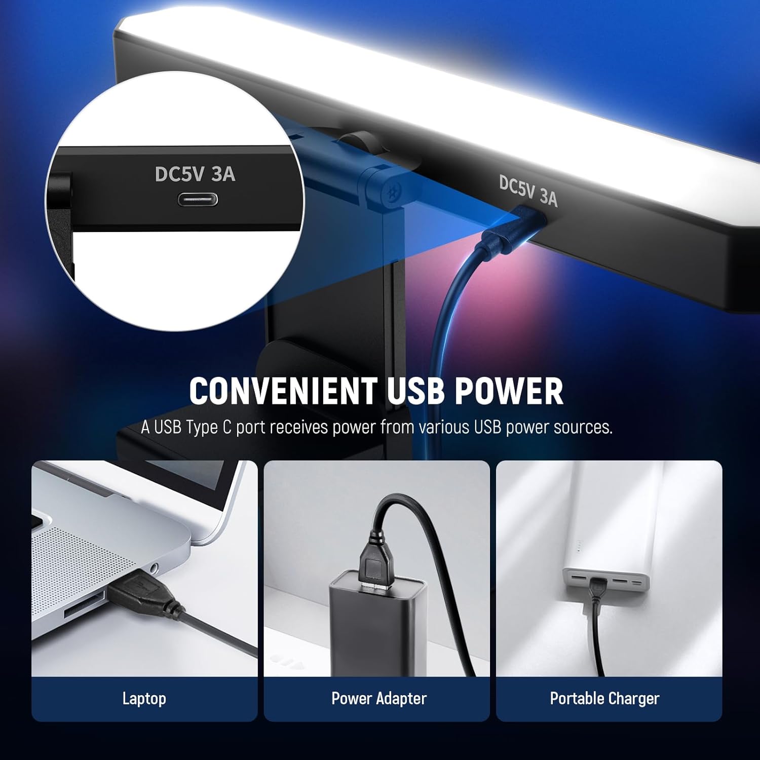 NEEWER Basics 6W Monitor Light - Webcam Ring Light ulasan dan harga