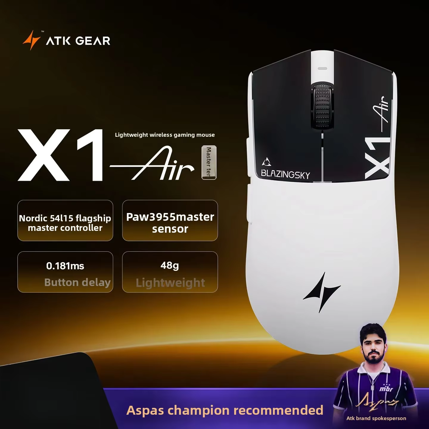 New ATK Blazing Sky X1 Air Ult - Ultimate Esports Gaming ulasan dan harga