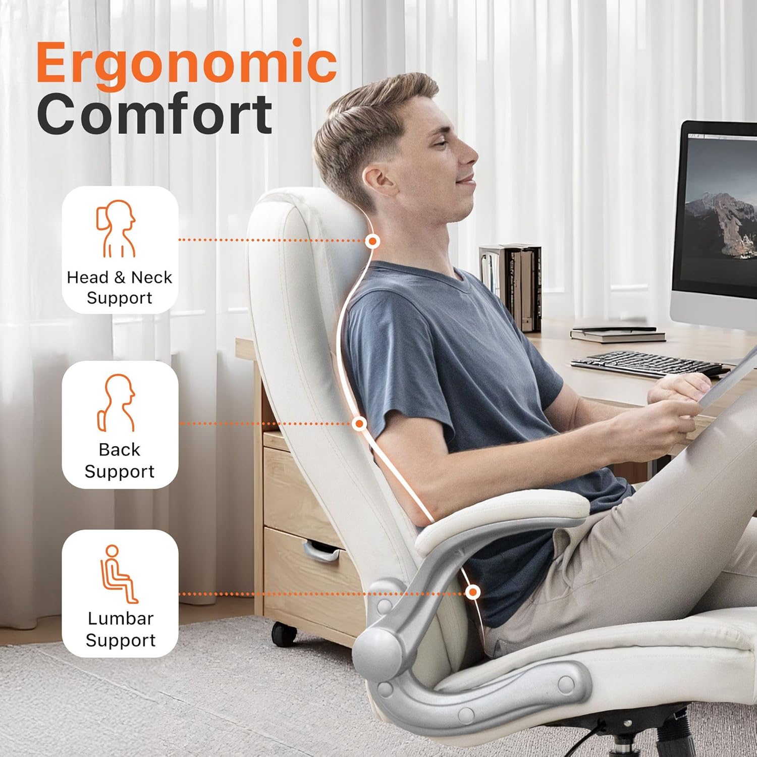 Ergonomic Office Gaming Chair  - Gaming & Esports District ulasan dan harga
