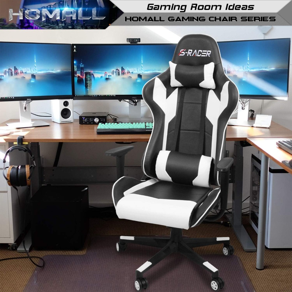 High Back Gaming Chair, Leathe - Gaming & Esports District ulasan dan harga