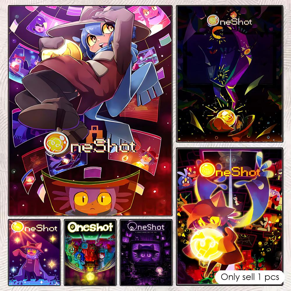 Puzzle Game O-OneShotS Poster  - Esports Gaming Lounge ulasan dan harga