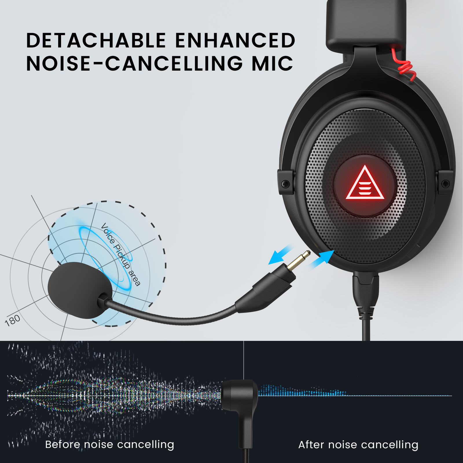 EKSA PC Gaming Headphones Over - Gaming Headset 7.1 ulasan dan harga