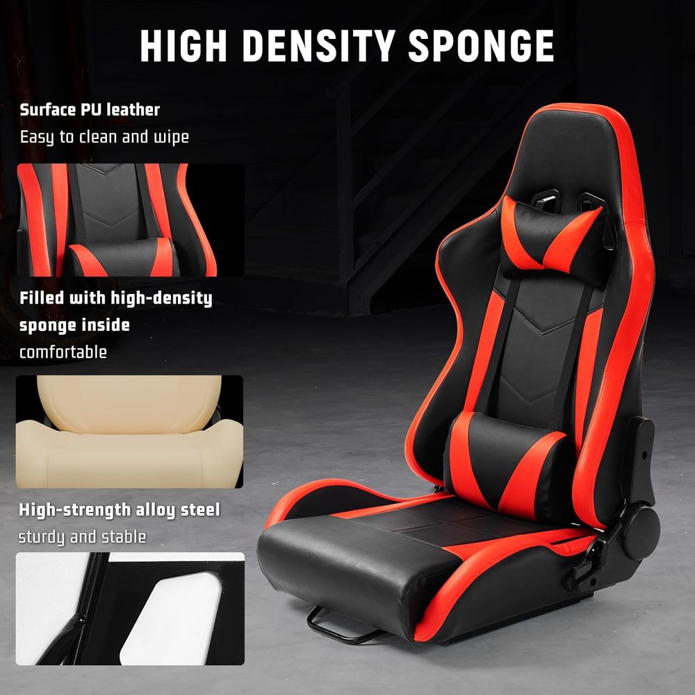 Adjustable Slide Racing Bucket - Video Gaming & Esports Usd Acc ulasan dan harga