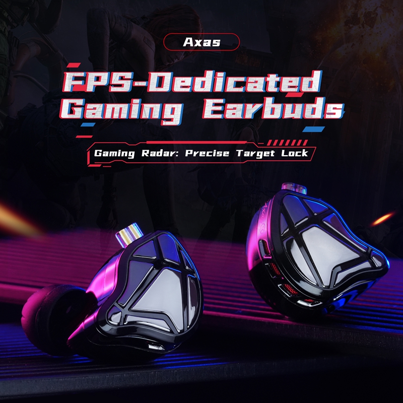  KZ Axas FPS Gaming IEM Headp - Esports Gaming Bar ulasan dan harga